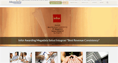 Desktop Screenshot of megadatasolusi.com